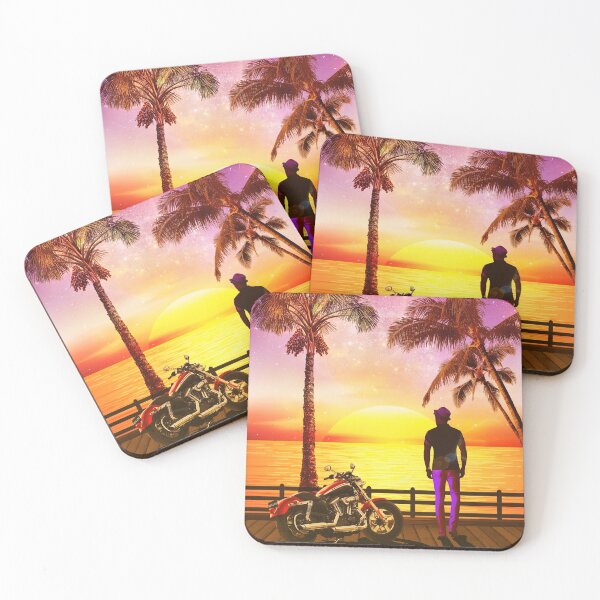 Item preview, Sunset Harley designed and sold by Cosmic Store.