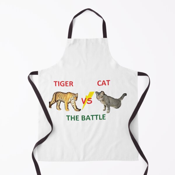 Item preview, cat vs tiger the battle designed and sold by allengary.