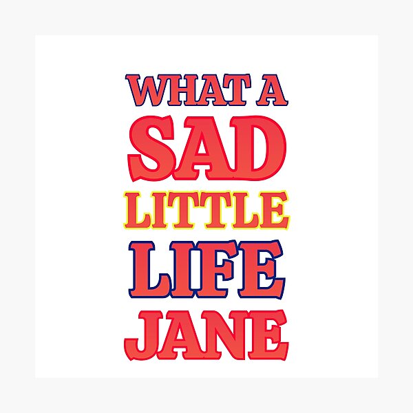 Item preview, Come Dine With Me - what Sad Little Life Jane designed and sold by Perlashop1.