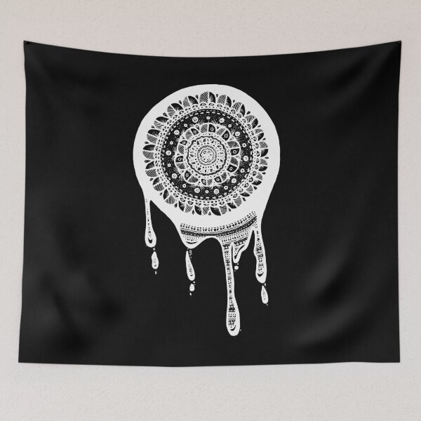 Item preview, Dripping Mandala (White) designed and sold by Arianna Khalil.