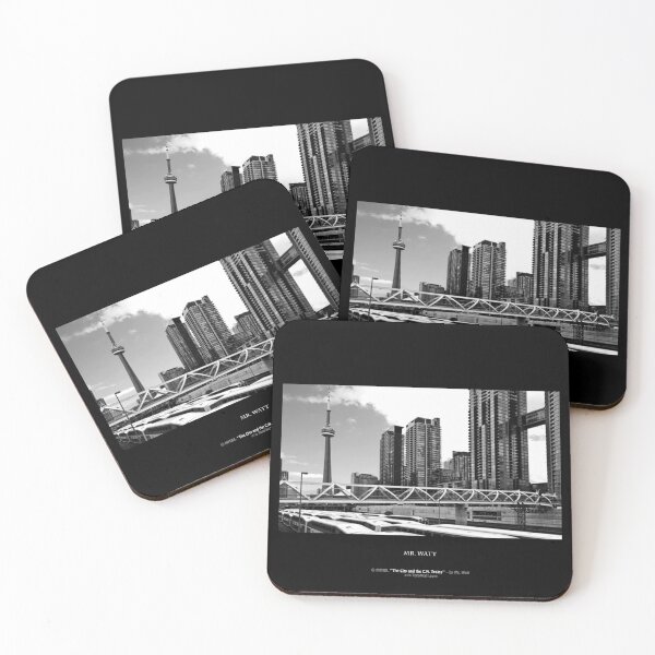 Item preview, Mr. Watt's ARCHITECTURE, URBANSCAPES & NATURE - The City and the C.N. Trains - (fine-art series print #01) designed and sold by TexWatt.