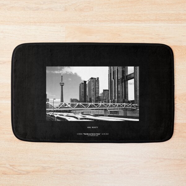Item preview, Mr. Watt's ARCHITECTURE, URBANSCAPES & NATURE - The City and the C.N. Trains - (fine-art series print #01) designed and sold by TexWatt.