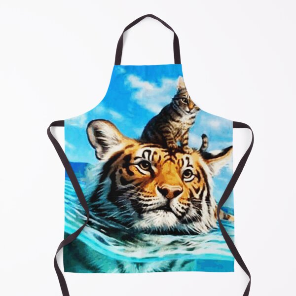 Item preview, Tiger And Cat In Water designed and sold by allengary.
