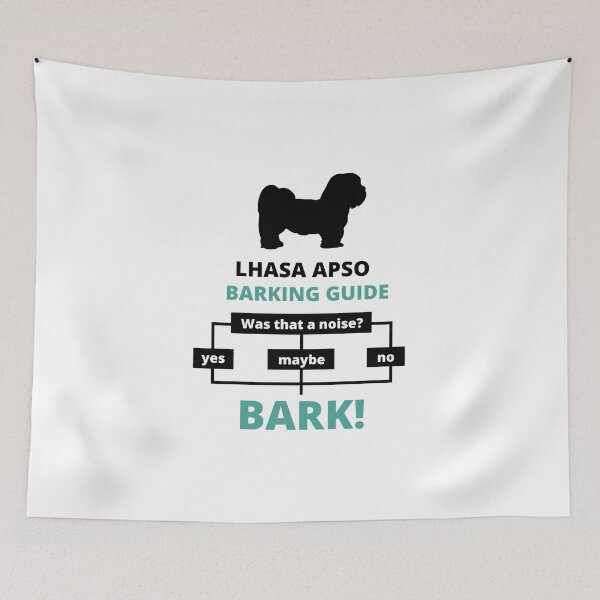 Item preview, lhasa apso barking guide designed and sold by promisesarelies.