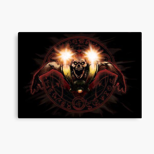 Straight from HELL! Canvas Print