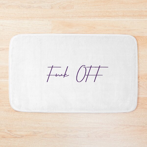 Item preview,  FUCK OFF Print Purple designed and sold by LeeydiCreative.