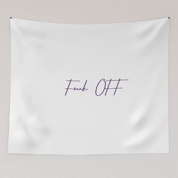 Item preview,  FUCK OFF Print Purple designed and sold by LeeydiCreative.