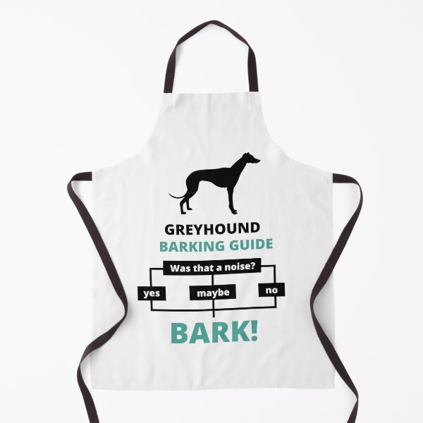Item preview, greyhound barking guide designed and sold by promisesarelies.
