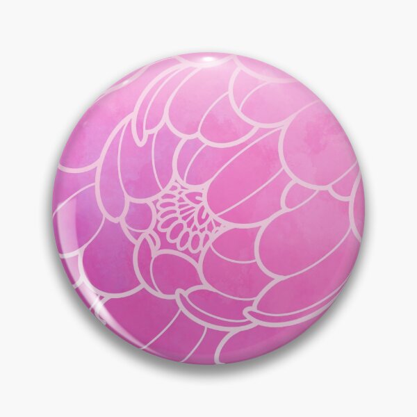 Item preview, pastel pink peony flower  japanese style, uneven pattern designed and sold by weilertsen.