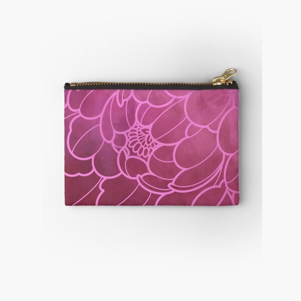 Item preview, flowy floral dark pink peony  designed and sold by weilertsen.