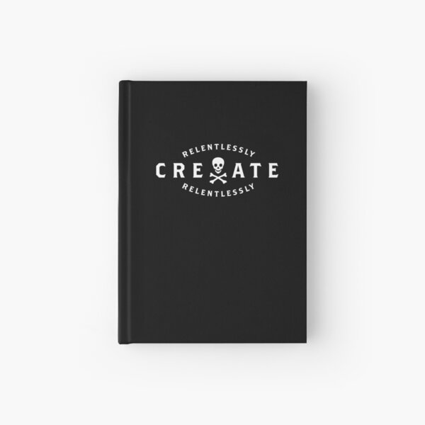 Aperçu de l'œuvre Relentless Create - Carnet cartonné - Noir créée et vendue par LAVIDGE.