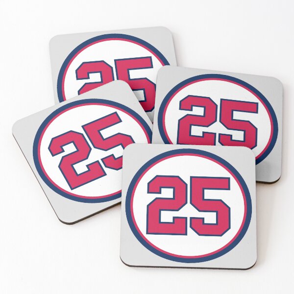 Item preview, Andruw Jones #25 Jersey Number designed and sold by StickBall.
