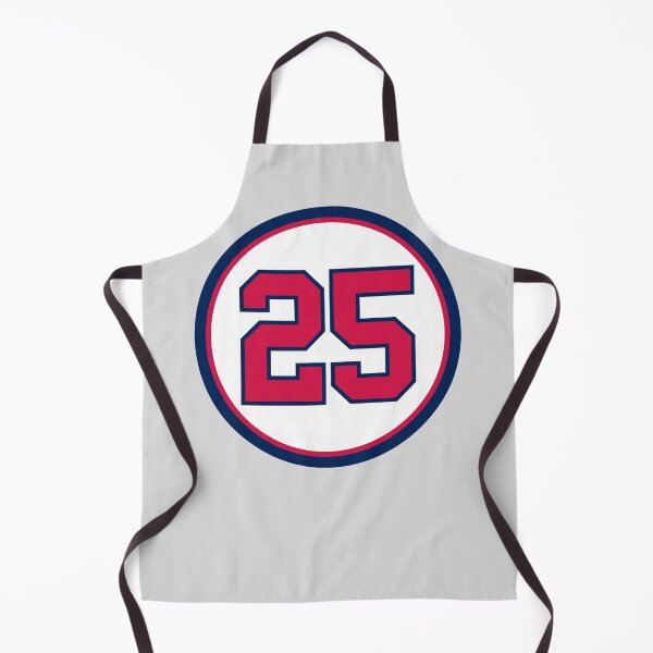 Item preview, Andruw Jones #25 Jersey Number designed and sold by StickBall.