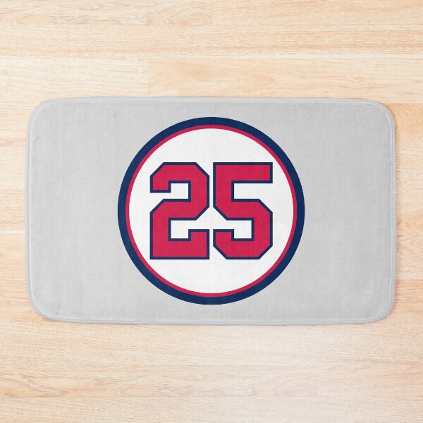 Item preview, Andruw Jones #25 Jersey Number designed and sold by StickBall.