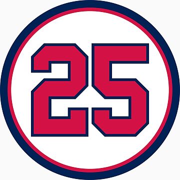 Hank Aaron #44 Jersey Number Sticker for Sale by StickBall