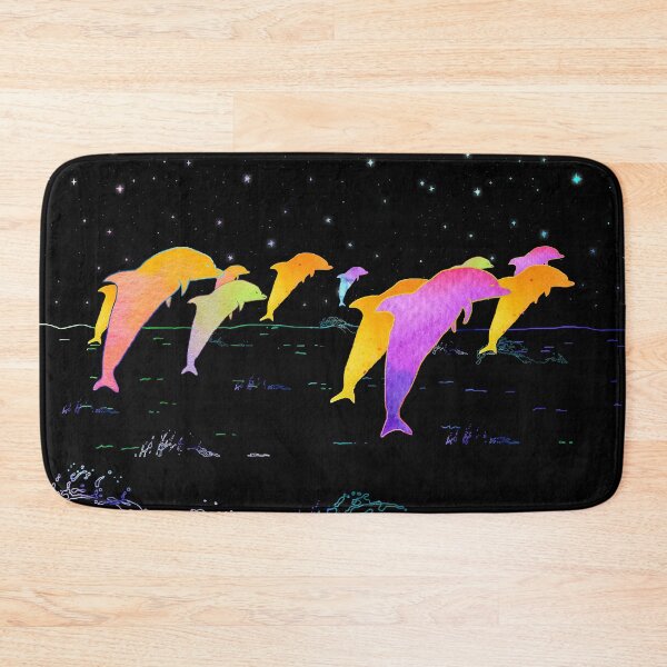 Item preview, Dolphins Jump in The Starry Sky designed and sold by Gifts With Nature.