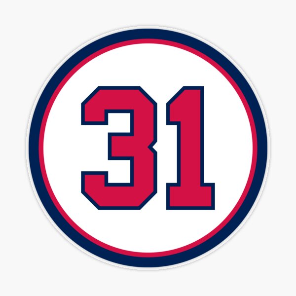 Hank Aaron #44 Jersey Number Sticker for Sale by StickBall