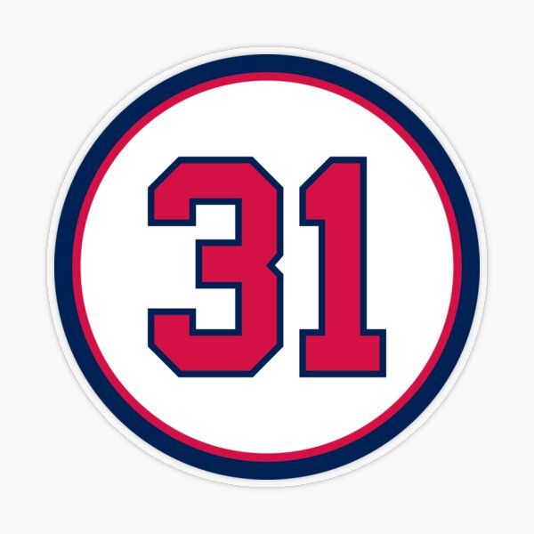 Hank Aaron #44 Jersey Number Sticker for Sale by StickBall