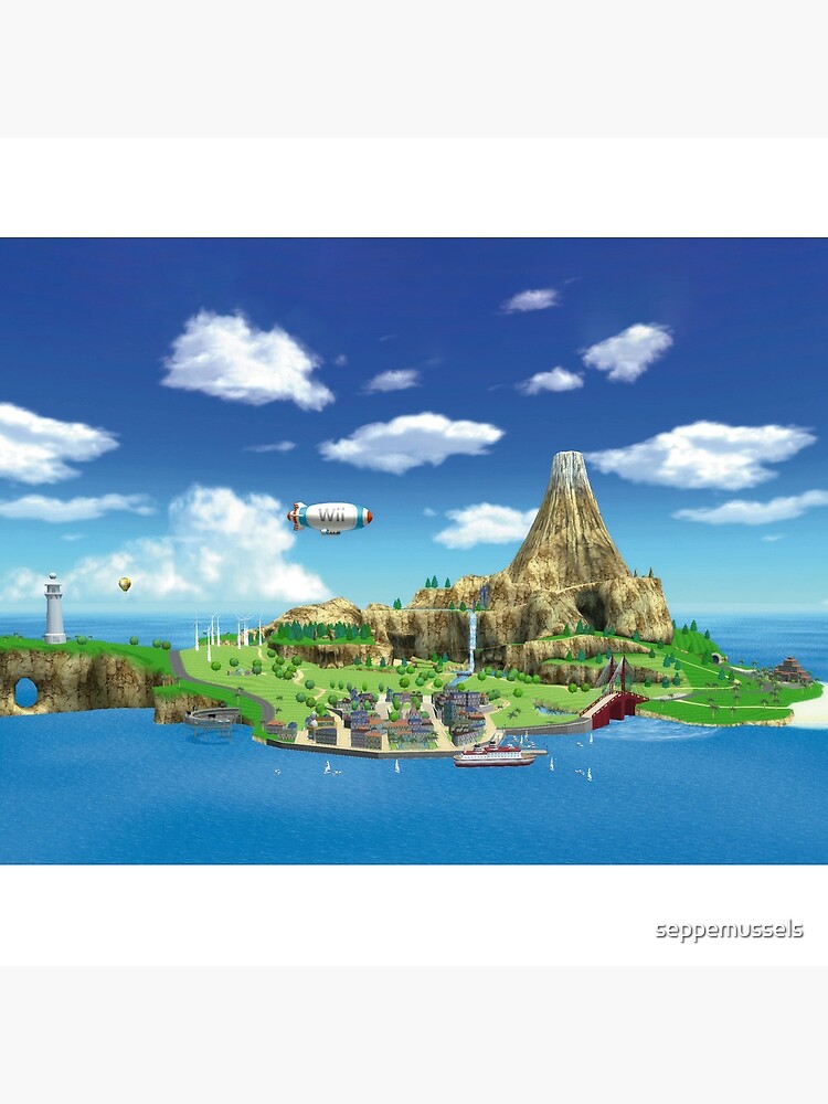 Wii Sports Resort Island Pin for Sale by seppemussels
