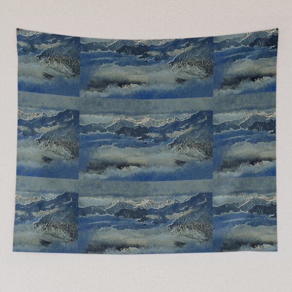 Item preview, The Lone Mountain Range In The Clouds designed and sold by ArtForYourStuff.