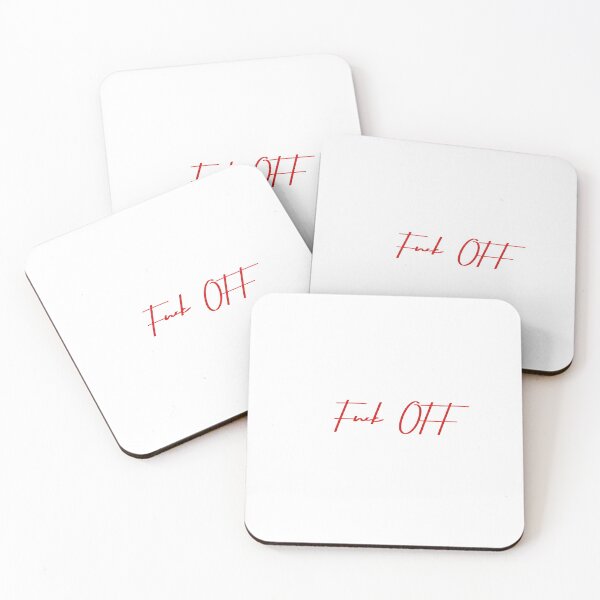 Item preview, FUCK OFF Print RED designed and sold by LeeydiCreative.