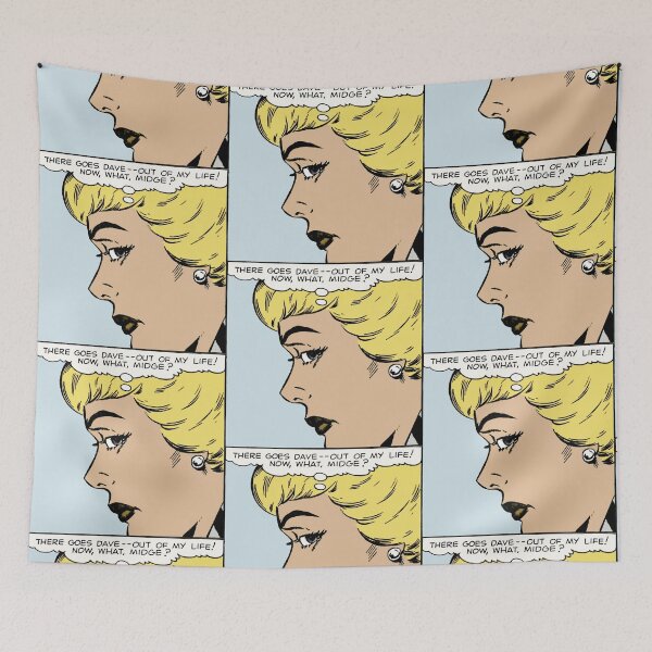 Item preview, Comic Girl's Quote - Out Of My Life! designed and sold by brushandframes.