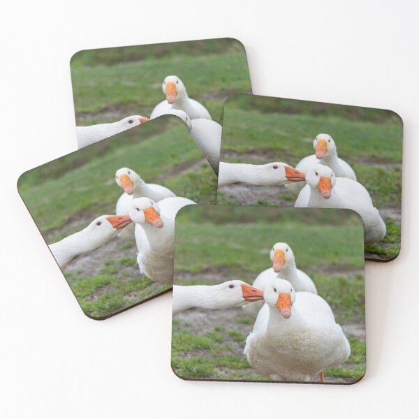 Item preview, Domestic goose appears to be whispering in the ear to a similar designed and sold by brambillasimone.