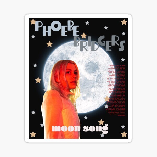 Artikel-Vorschau von Phoebe Bridgers Moon Song Poster, designt und verkauft von mackwill99.