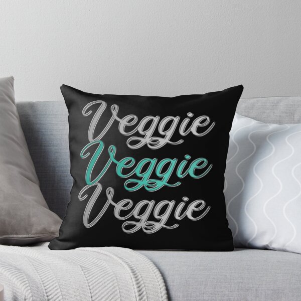 Item preview, Veggie Veggie Veggie Retro Turquoise designed and sold by AOCreativeProd.