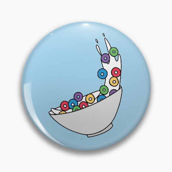 Item preview, Spilling Cereal Sticker designed and sold by murialbezanson.
