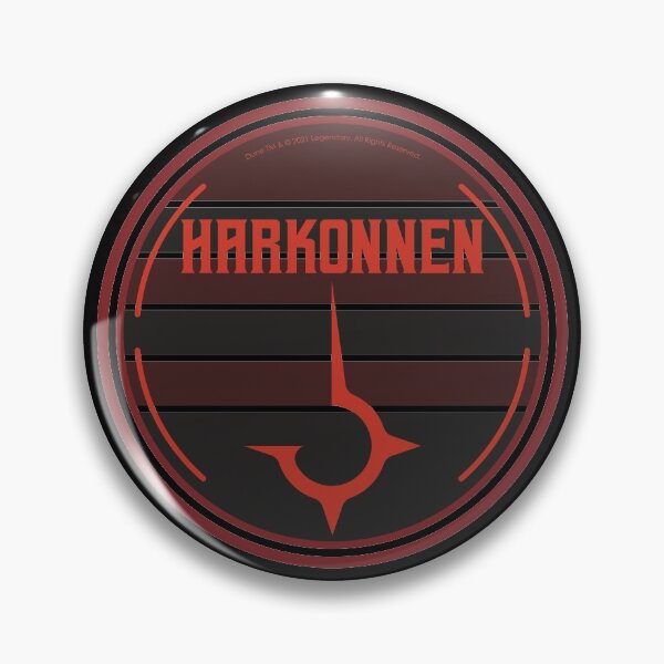 Item preview, Harkonnen House Circular Art Design (on black) - Dune (2021 film) designed and sold by GDCdesigns.