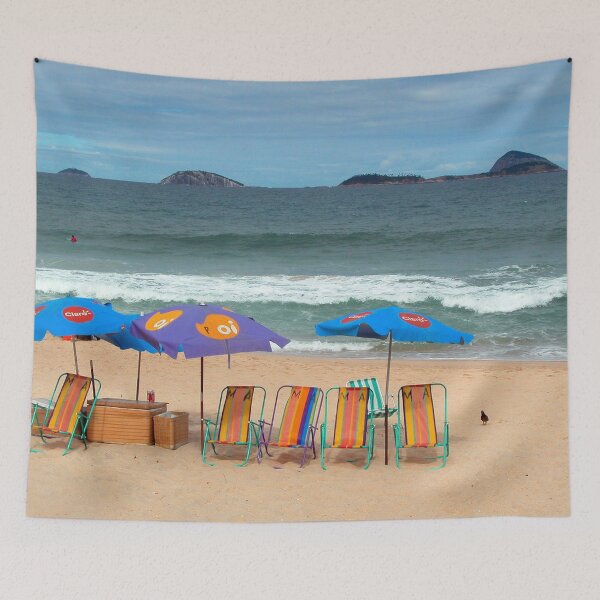 Item preview, Ipanema Tropical Beach Landscape Seascape, Rio de Janeiro, Brazil designed and sold by worldways.