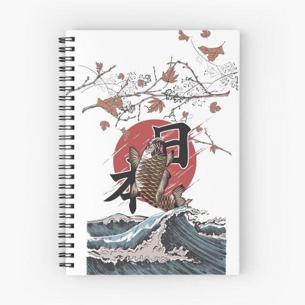 Item preview, Koi Fish Fly Over The Waves designed and sold by OnlyPrint20.