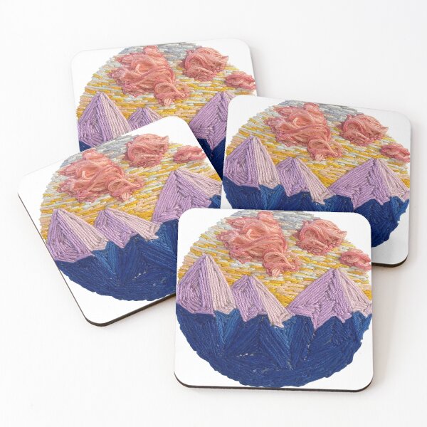 Artikelvorschau, Glückliche kleine Wolken und Berge 2 entworfen und verkauft von ZoltCreative.