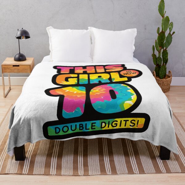 Item preview, This Girl Is Now 10 - Double Digits! designed and sold by infleims.