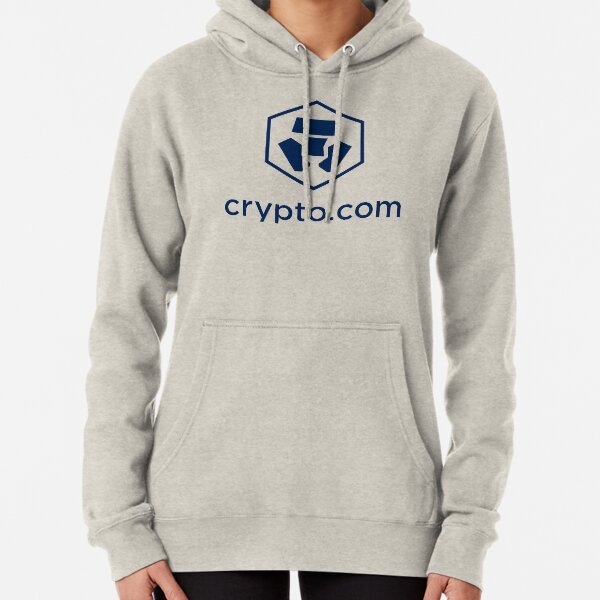 Crypto.com en blanco Sudadera con capucha