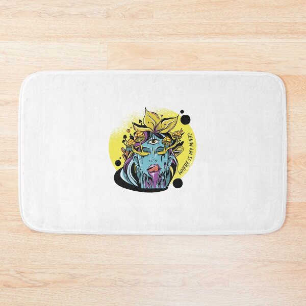 Item preview, "Where is my Mind?" Woman 3 eyes magic mushrooms designed and sold by DresslessDesign.