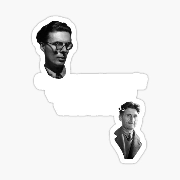 Item preview, Aldous Huxley and George Orwell wrote the guide to the modern day designed and sold by ComfortablyC.