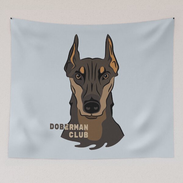 Item preview, Doberman Head Doberman Club for Light BG designed and sold by tuzlay.