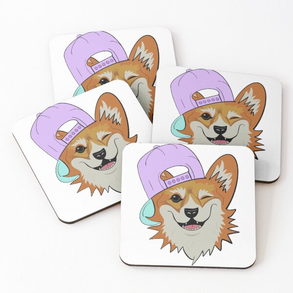 Item preview, Winking Corgi designed and sold by ArcherAshleyArt.