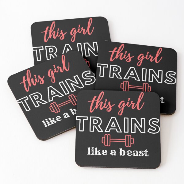 Item preview, this girl trains like a beast designed and sold by holly-tee.