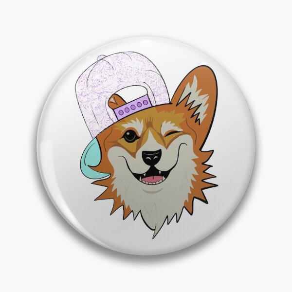 Item preview, Winking Corgi 2.0 designed and sold by ArcherAshleyArt.