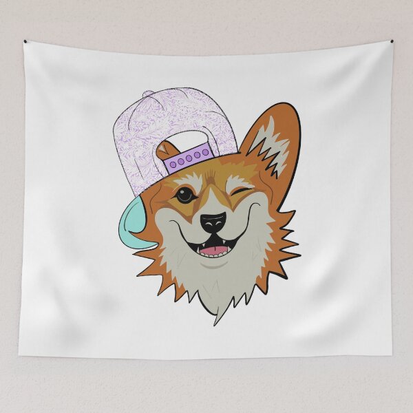 Item preview, Winking Corgi 2.0 designed and sold by ArcherAshleyArt.