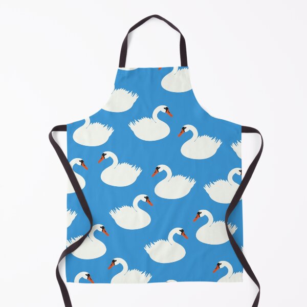 Item preview, white swans on blue lake designed and sold by Soramame.