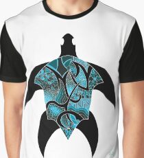 Nautic Turtle Graphic T-Shirt