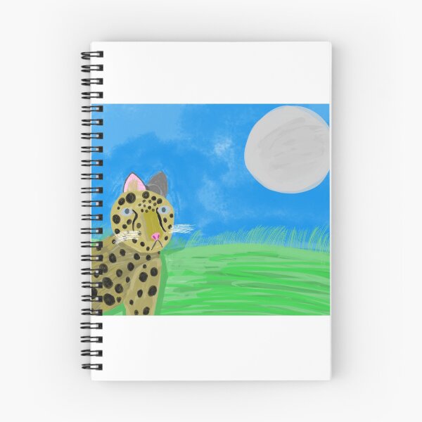 Item preview, Clouded Leopard Moon designed and sold by NicoletteArt.