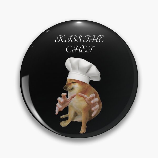 Item preview, Kiss Chef Cheems designed and sold by SciathDe.