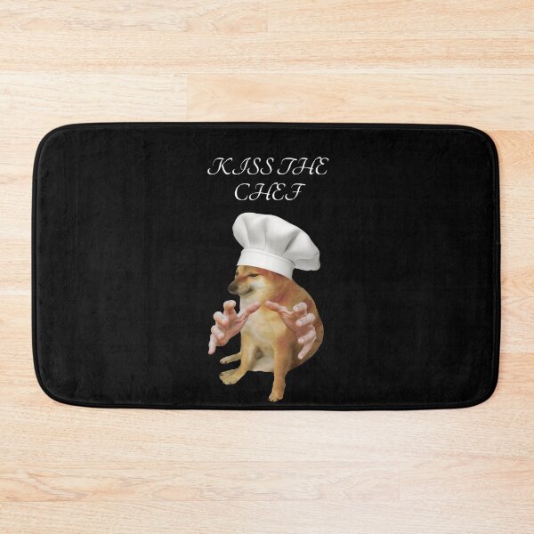 Item preview, Kiss Chef Cheems designed and sold by SciathDe.