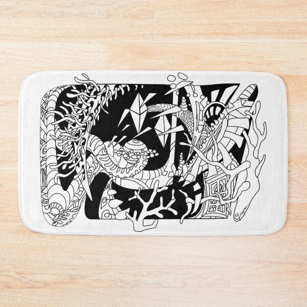 Item preview, Adult coloring abstract lineart landscape designed and sold by Rainbow Infinity.