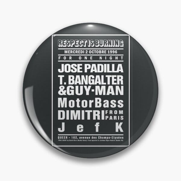 Item preview, RESPECT IS BURNING Paris Dream Concert Poster: Vintage White & Black MODEL Event by La French Touch (Original HD DESIGN) designed and sold by LA FRENCH TOUCH.